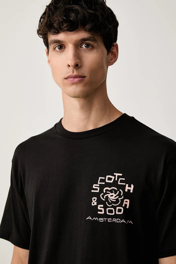 Camiseta de algodón para hombre Scotch & Soda