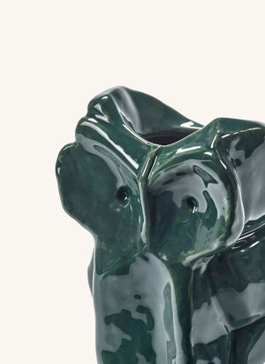 Serax - Jarrón Mini Después de Medianoche, Marni | Verde oscuro