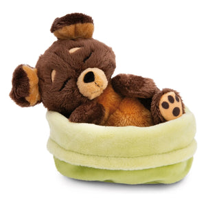 Nici - Perro de Peluche Mascotas Durmientes | Marrón