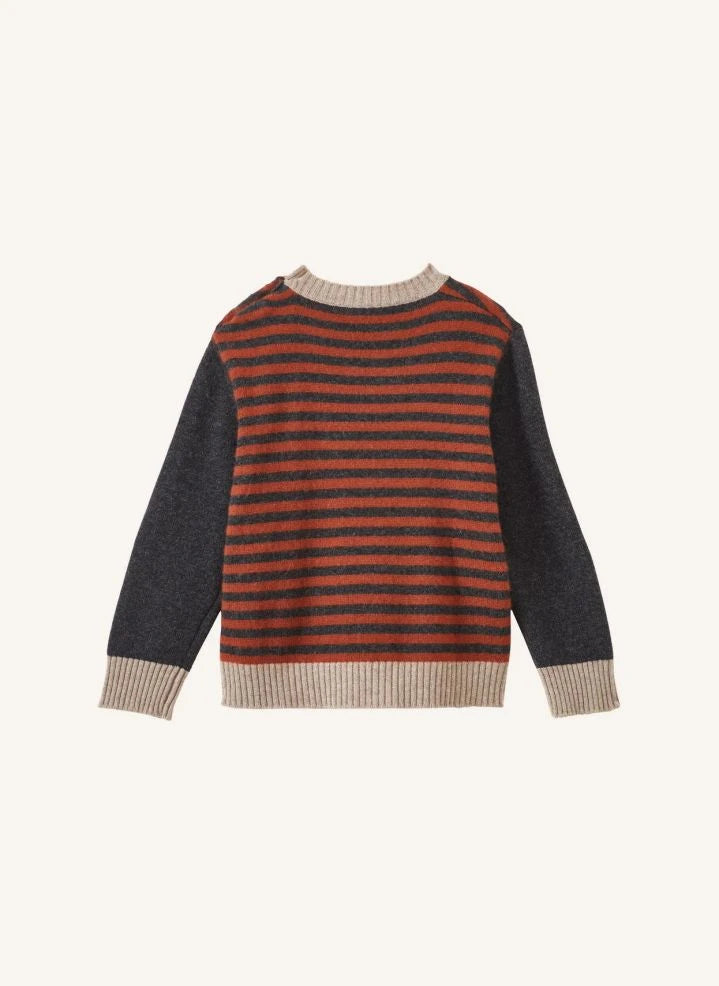 Caramel - Suéter de rayas Chester | Gris
