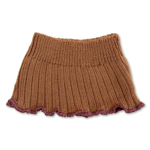 Collégien - Braga de cuello de lana merino para niños | Marrón