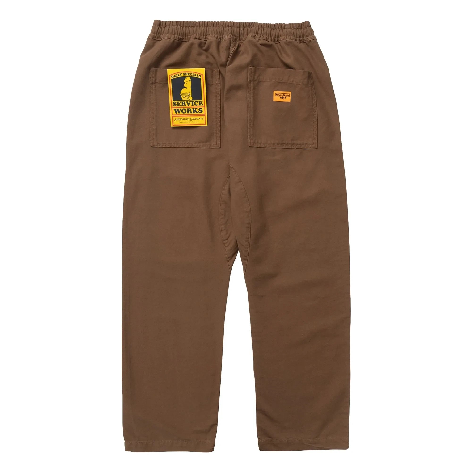 Service Works - Pantalón de chef clásico | Marrón