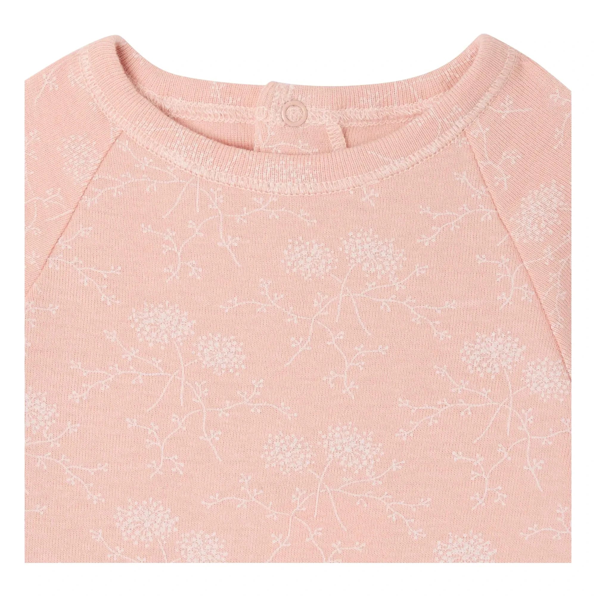 Bonpoint - Pijama de algodón orgánico Tif | Rosa empolvado