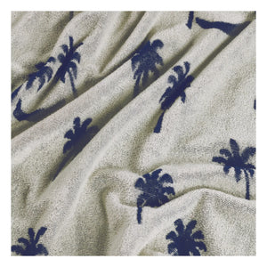 Molo - Palmeras | Toalla de playa con capucha gris