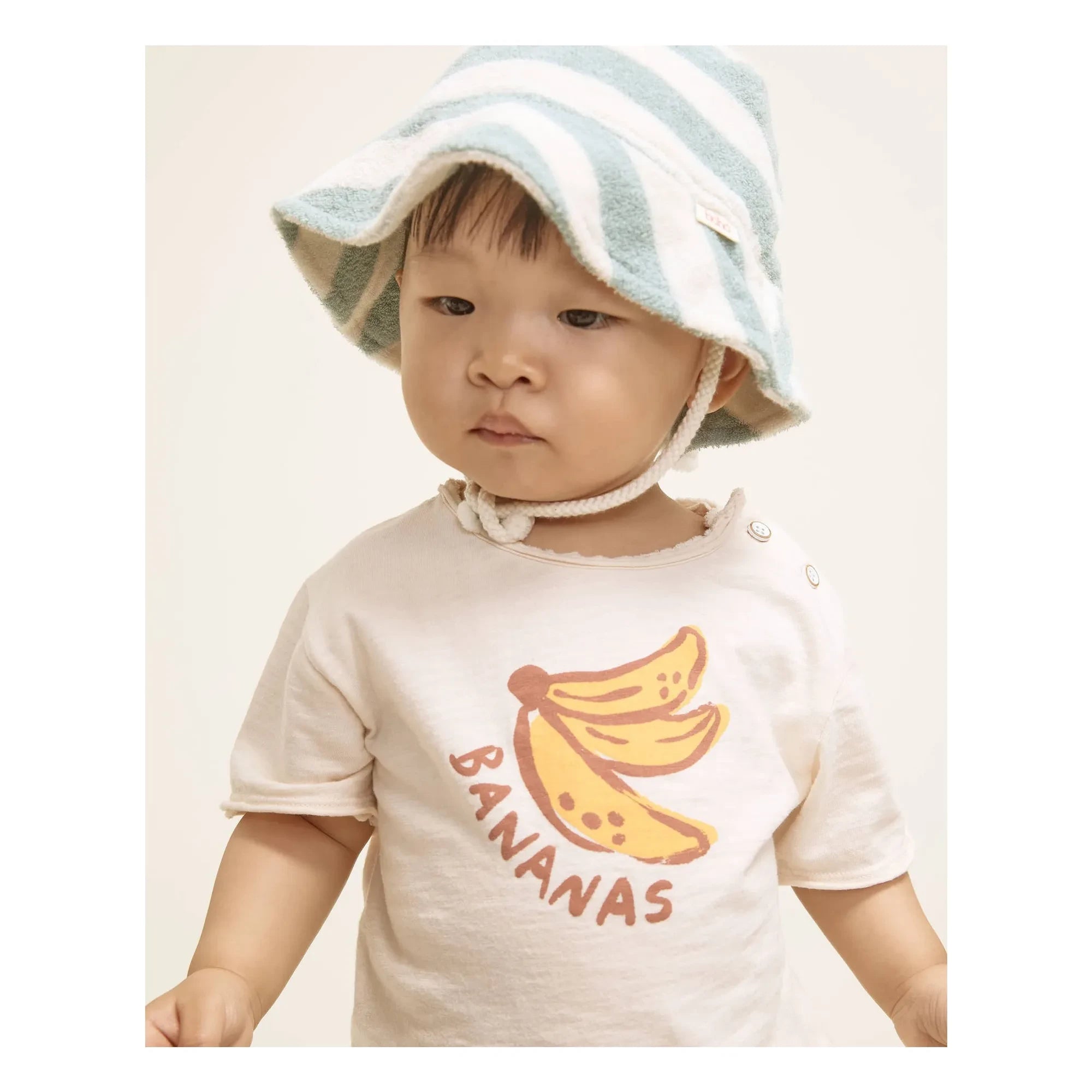 Búho - Camiseta de bebé de algodón orgánico Banana | Crudo