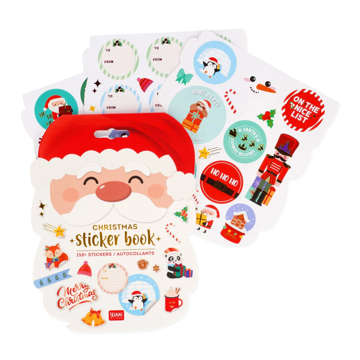 Legami - Libro de Stickers de Navidad