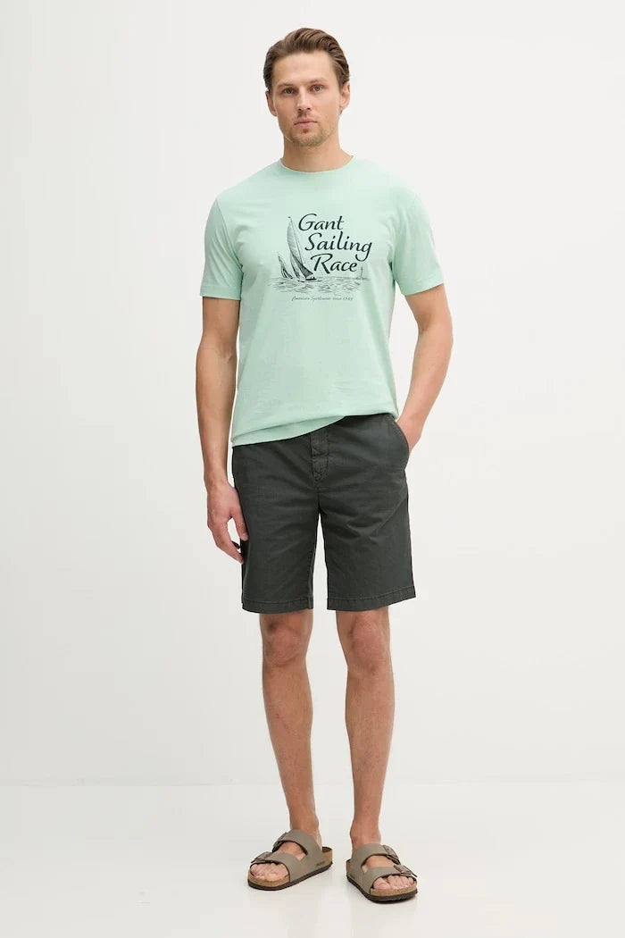 Camiseta de algodón para hombre Gant