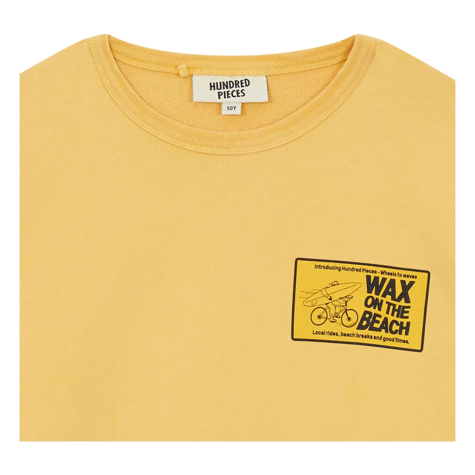 Hundred Pieces - Sudadera de algodón orgánico Ryde Wax | Mostaza