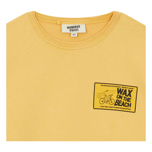 Hundred Pieces - Sudadera de algodón orgánico Ryde Wax | Mostaza