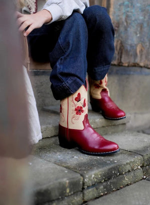 Bootstock - Botas vaqueras Bloom | Rojo