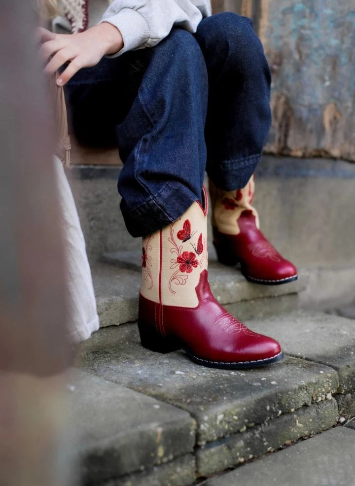 Bootstock - Botas vaqueras Bloom | Rojo