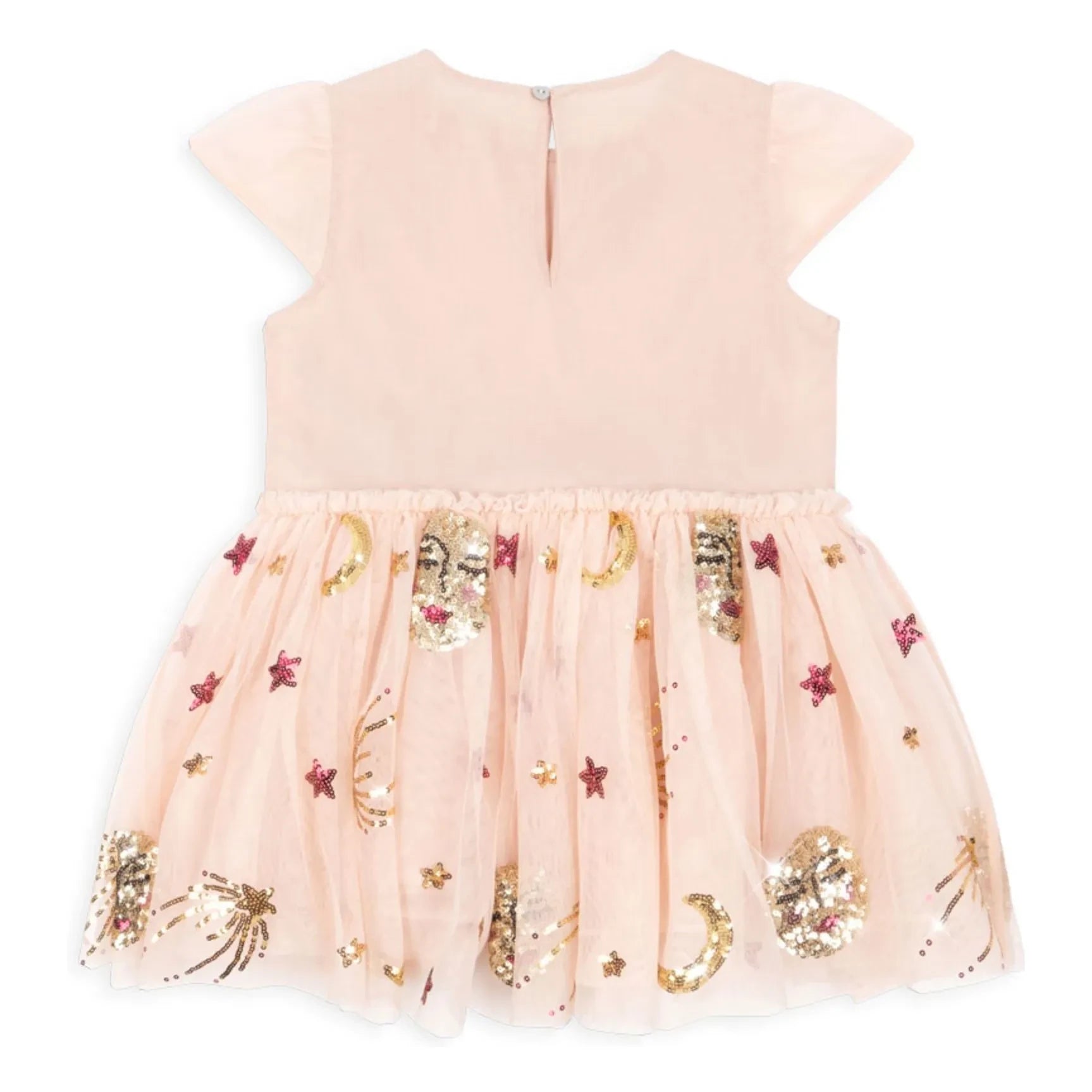 Konges Sløjd - Vestido de tul con lentejuelas Odette | Rosa claro
