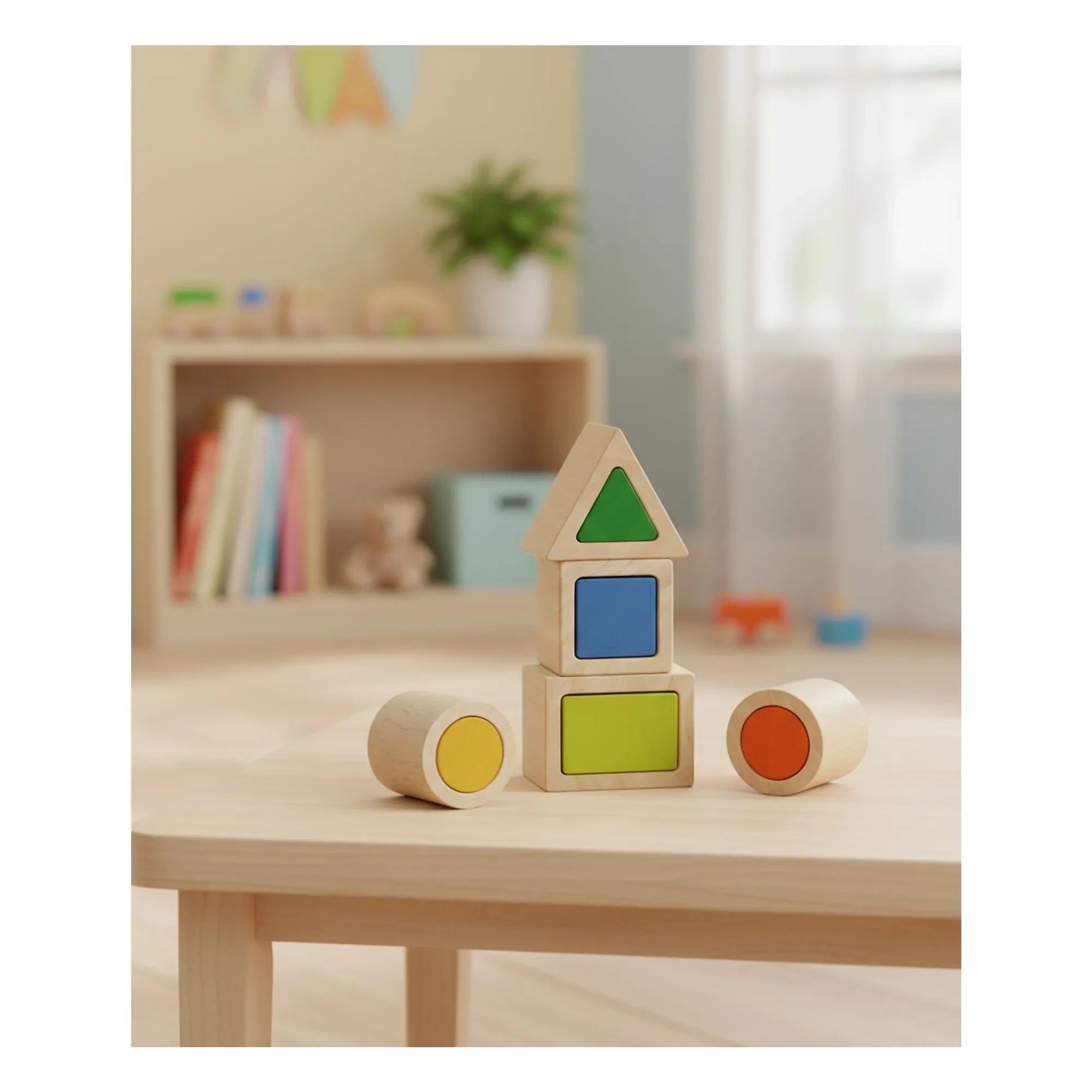 Plan Toys - Formas geométricas encajables