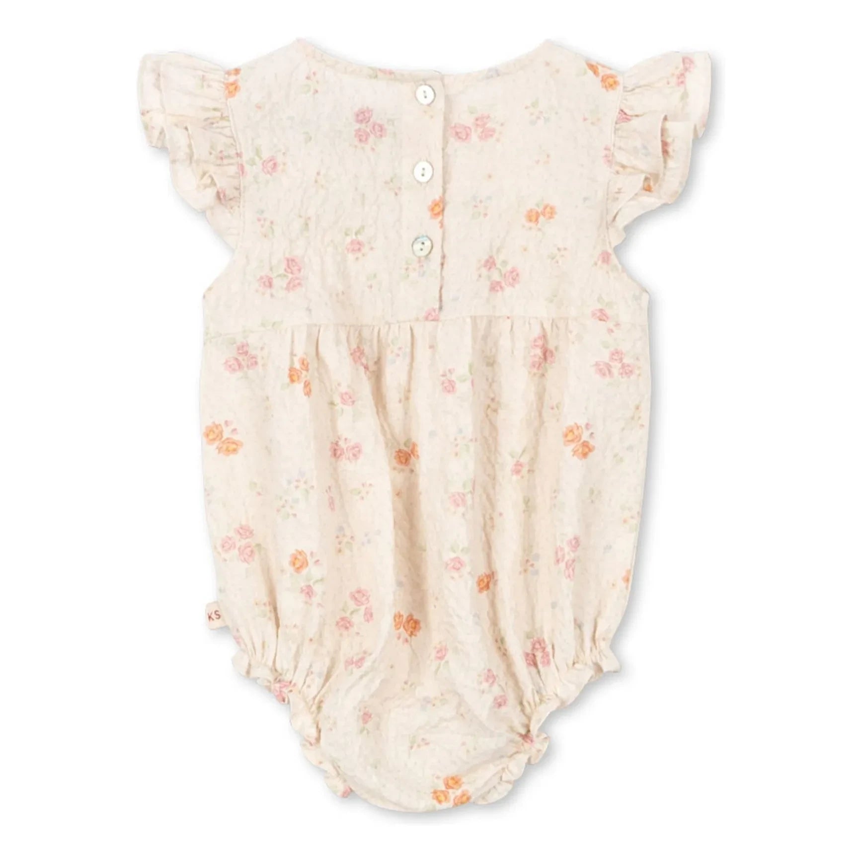 Konges Sløjd - Mono de algodón orgánico Elin Fleurie | Beige