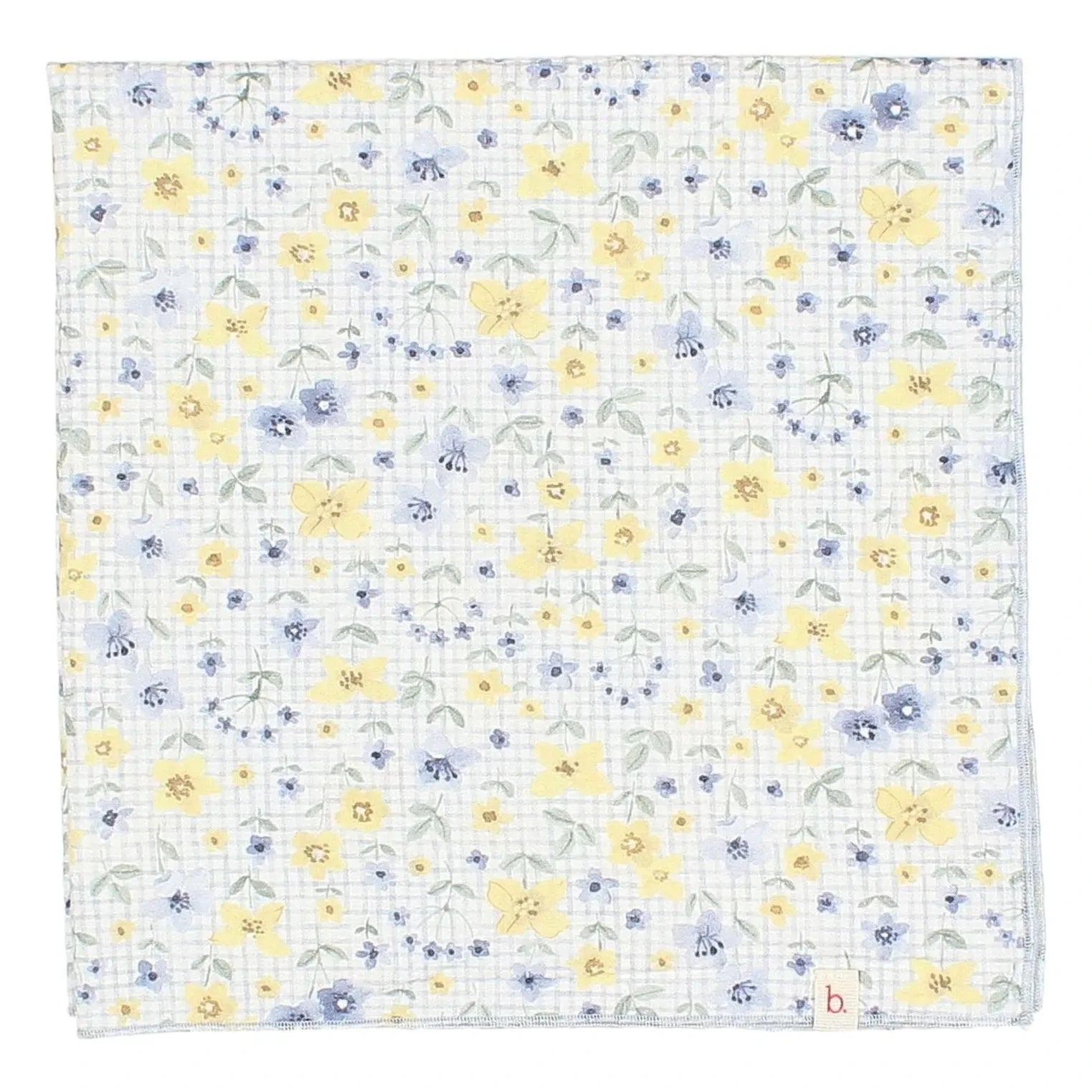 Búho - Pañuelo floral campestre | Azul claro