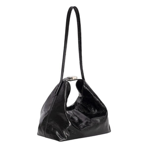 BY FAR - Bolso de Piel Texturizada Bea | Negro