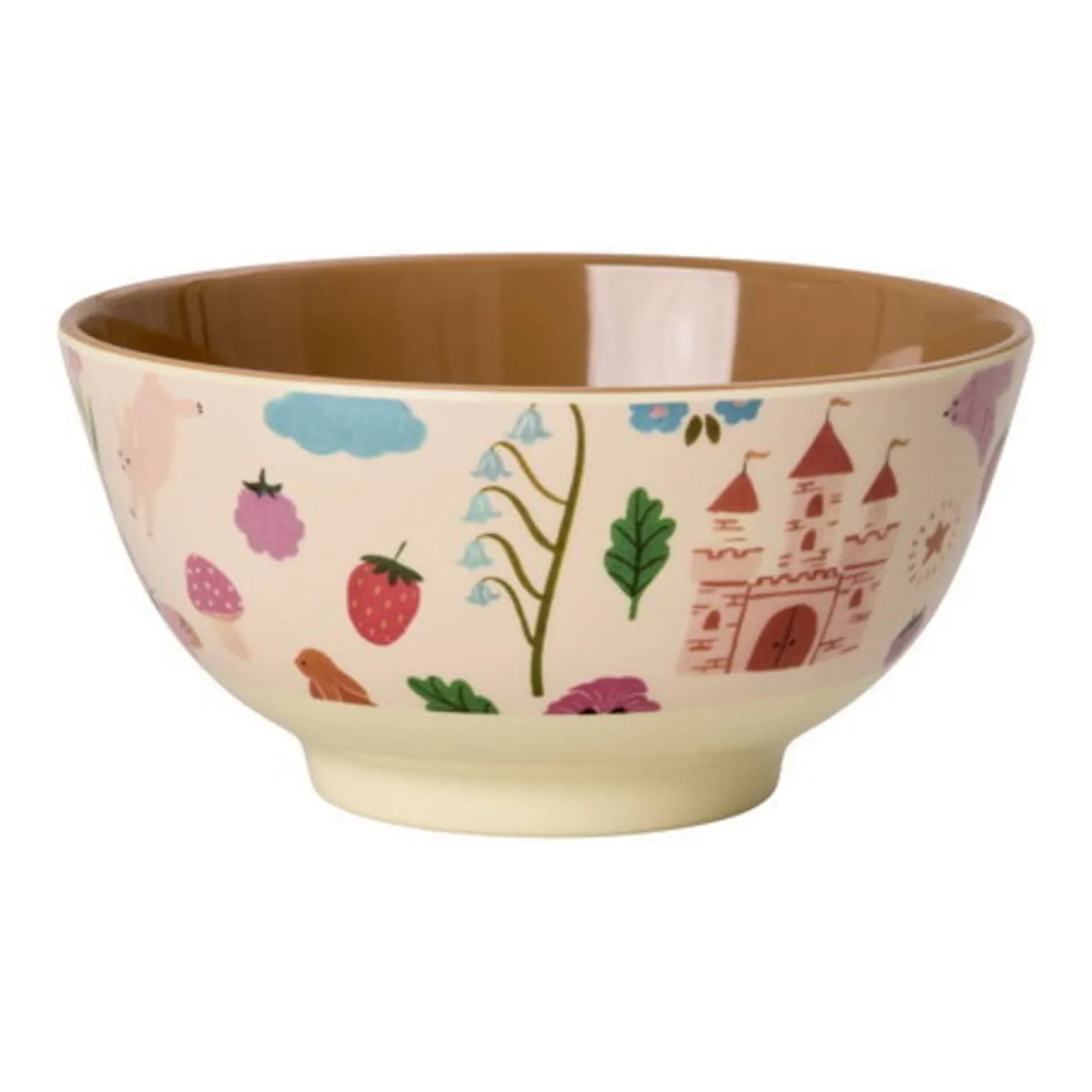 Rice - Bol de melamina de cuento de hadas | Rosa