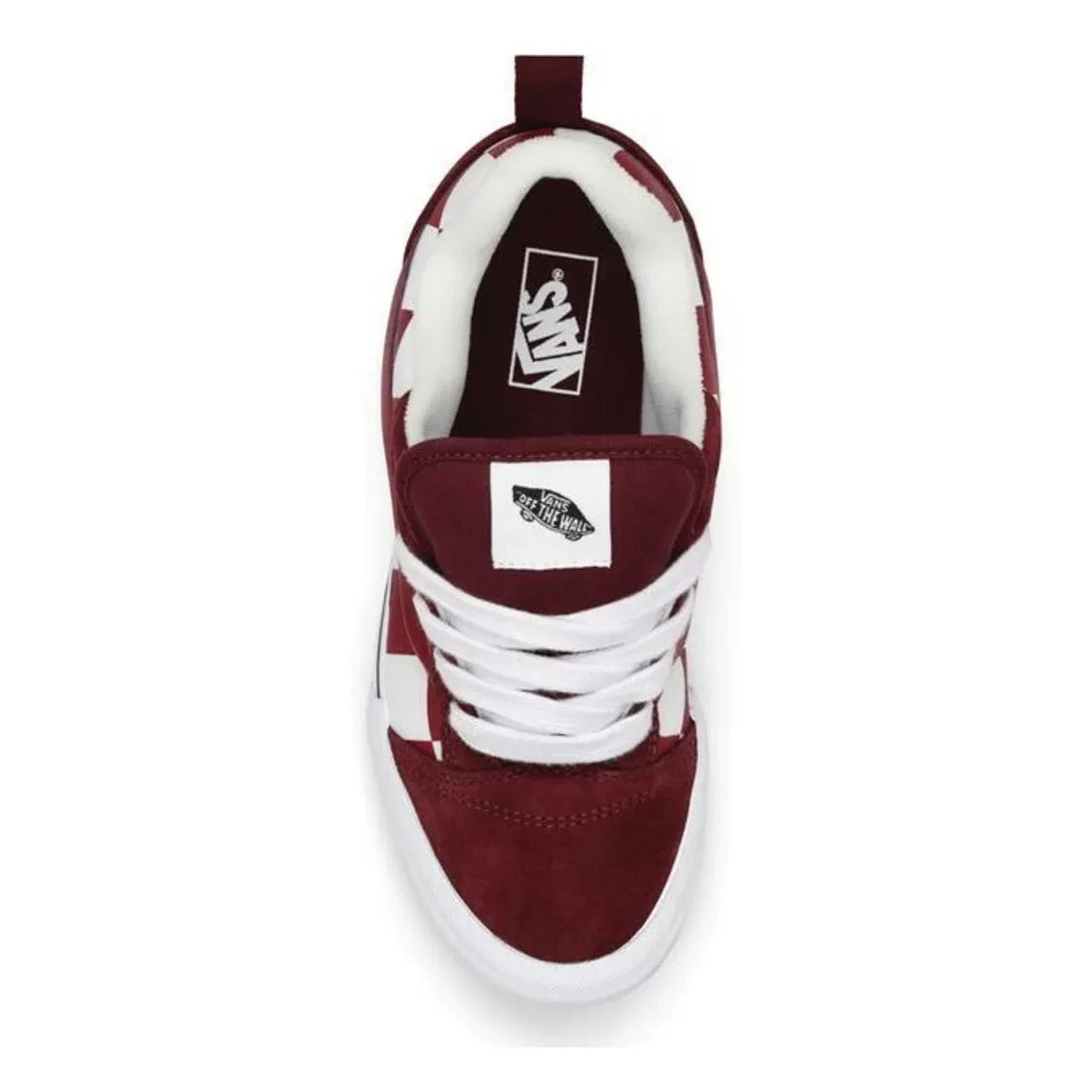 Vans - Zapatillas Knu Skool Bicolores con Cordones | Burdeos