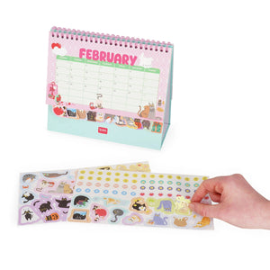 Legami - Desk Takvim ile Stickers - 2027