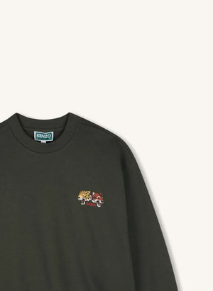 Kenzo - Kenzo Tigres suéter | gris carbón