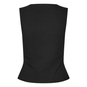 Samsoe Samsoe - Top de algodón orgánico Sathea | Negro