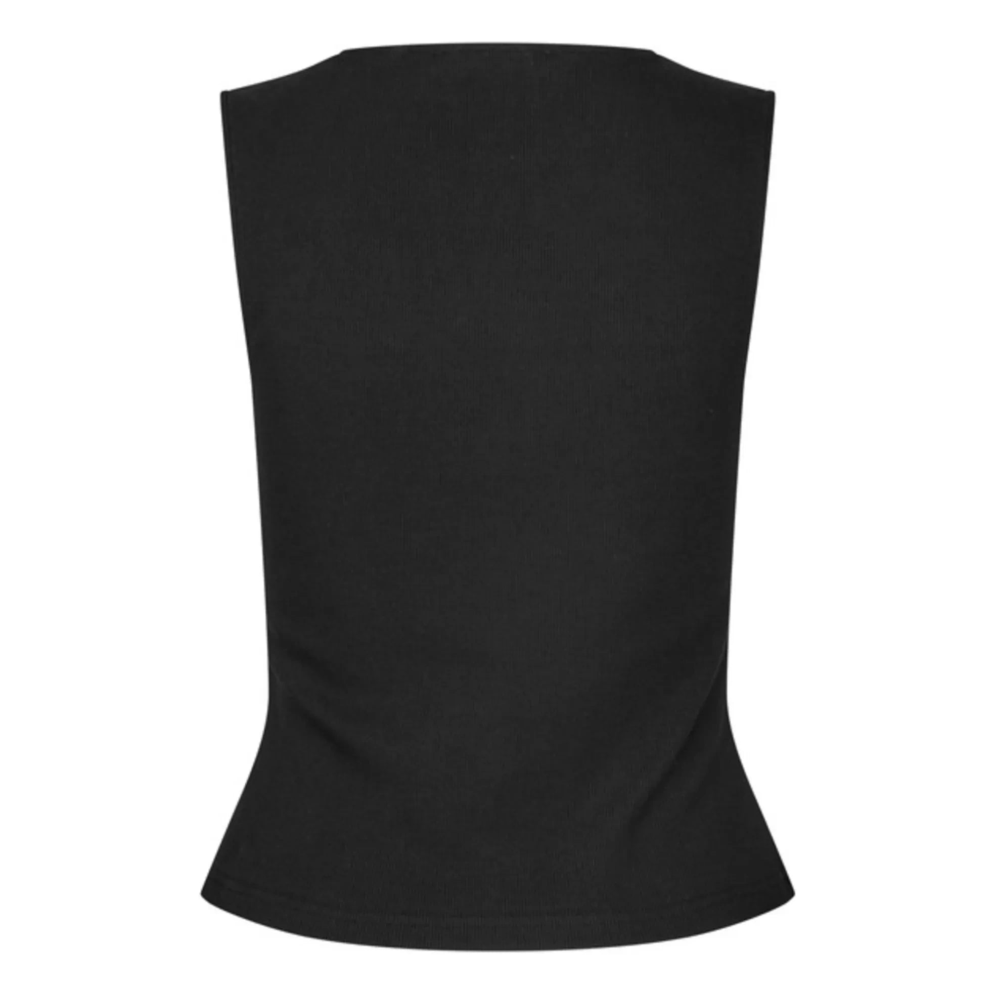 Samsoe Samsoe - Top de algodón orgánico Sathea | Negro