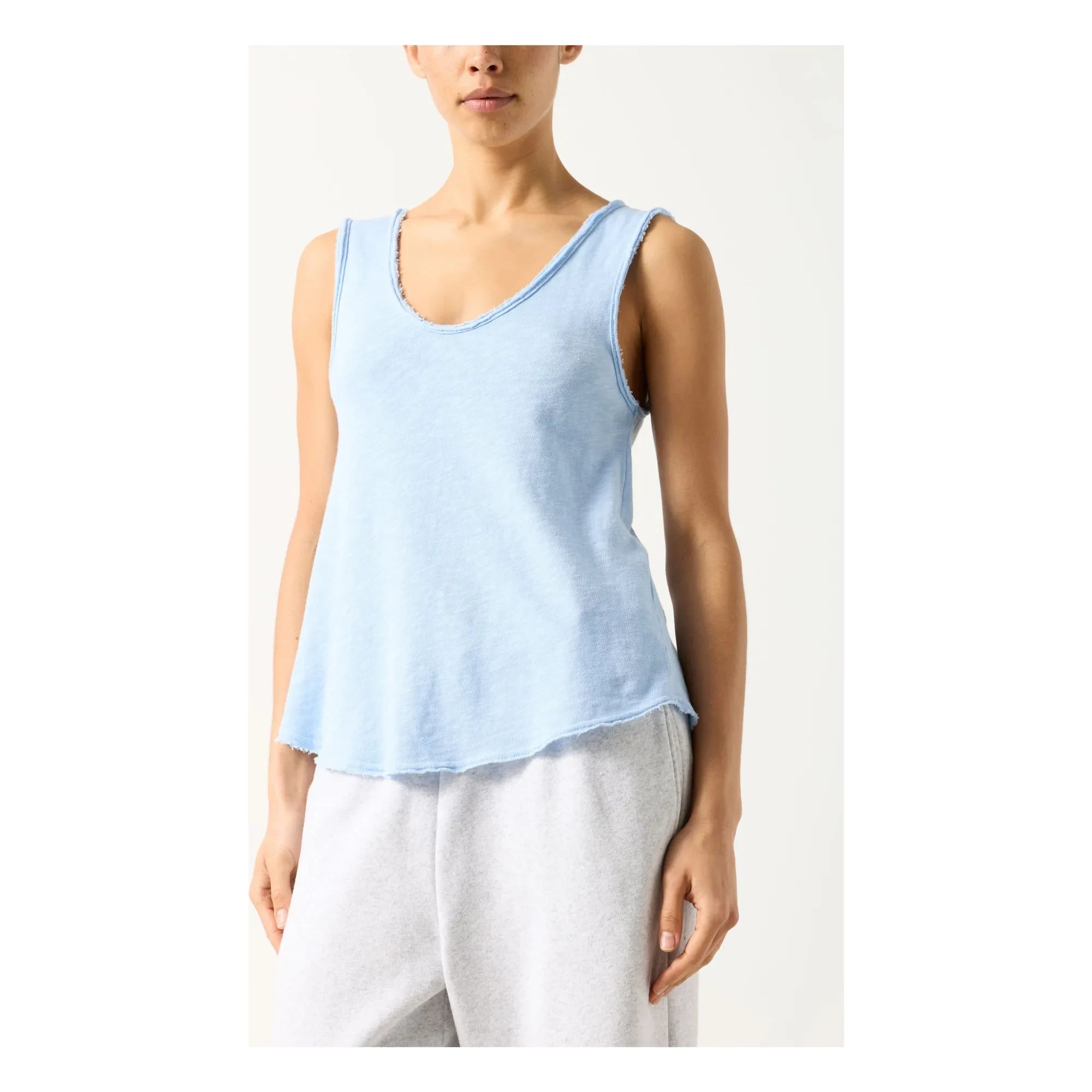 American Vintage - Camiseta de algodón Sonoma | Azul claro