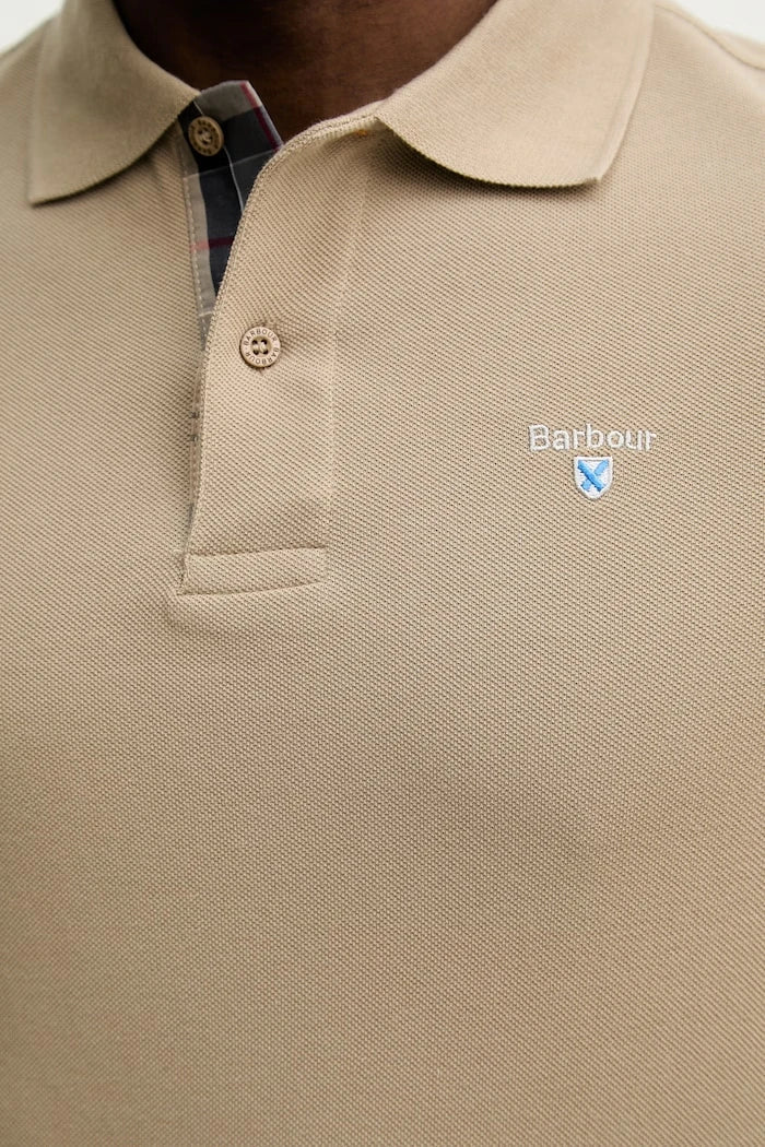 Polo de algodón para hombre Barbour
