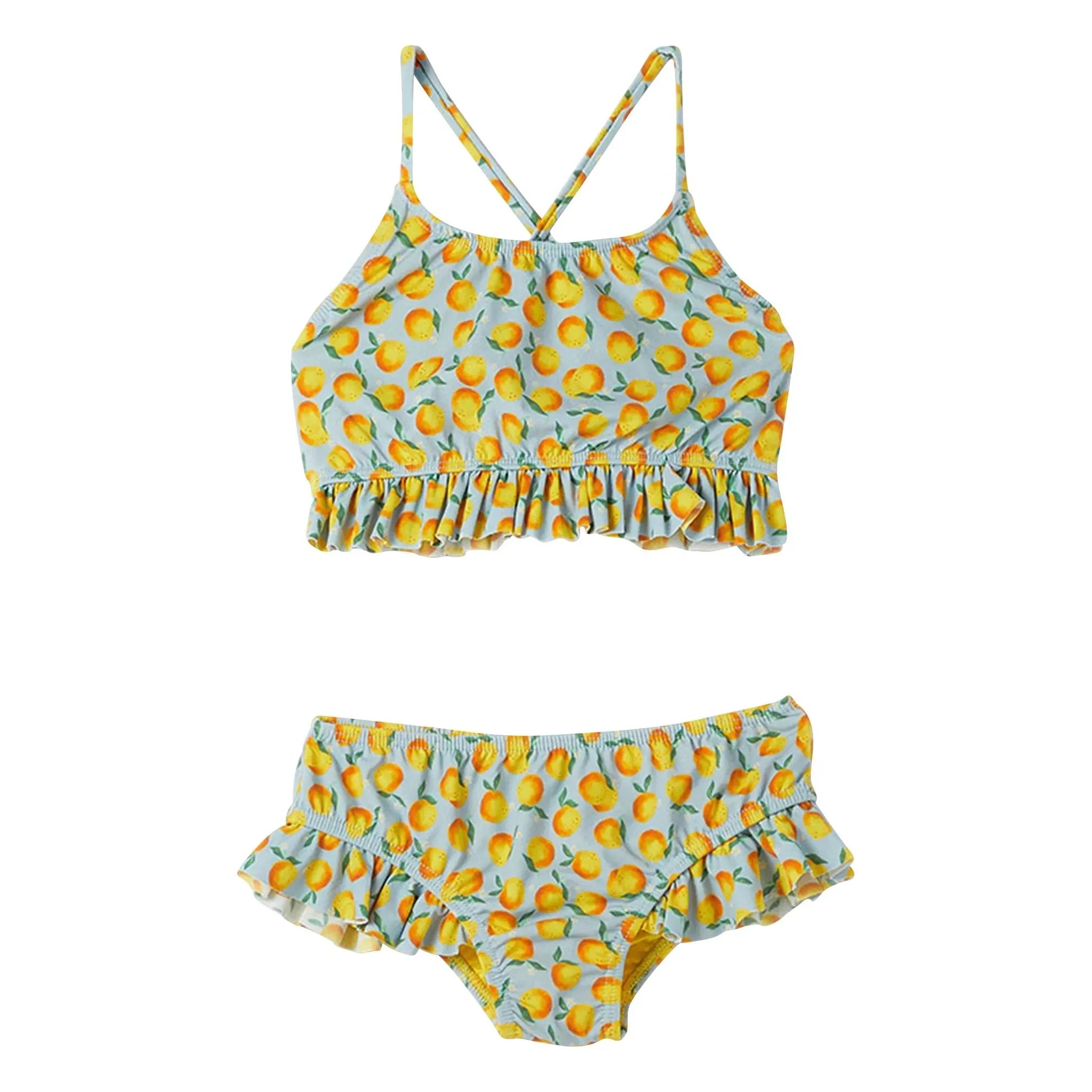 Fabula - Bikini de 2 piezas Naranja | Azul claro
