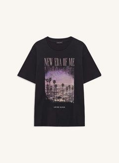 Anine Bing - Cade Los Angeles Camiseta de Algodón | Negro