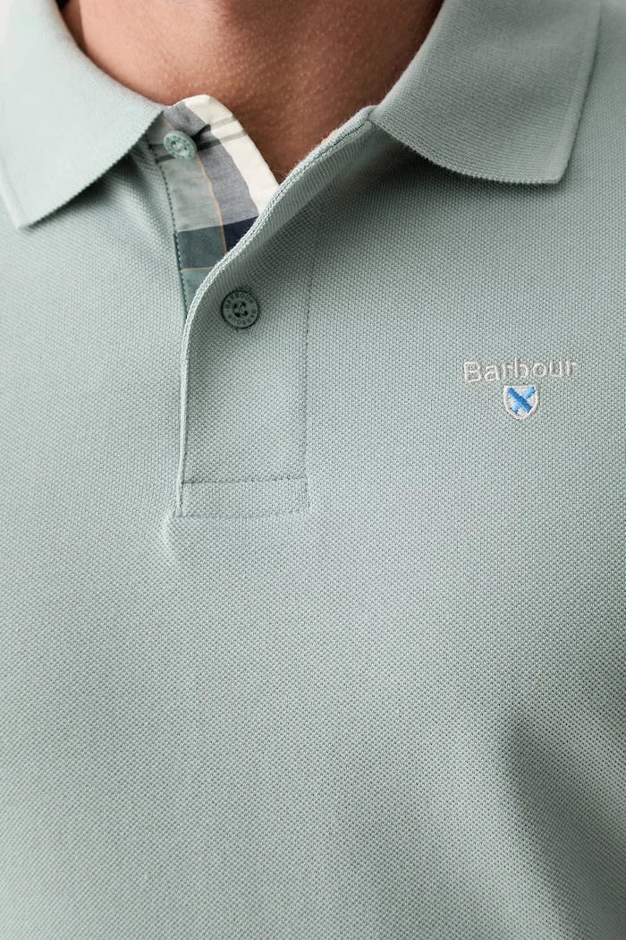 Polo de algodón para hombre Barbour