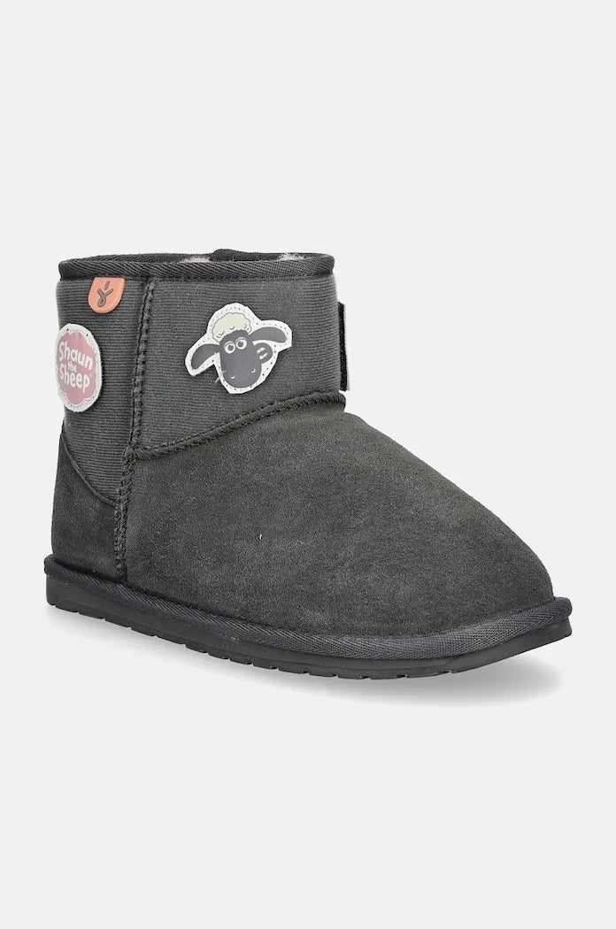 Zapatos de juego de ante para niños Emu Australia Shaun the Sheep