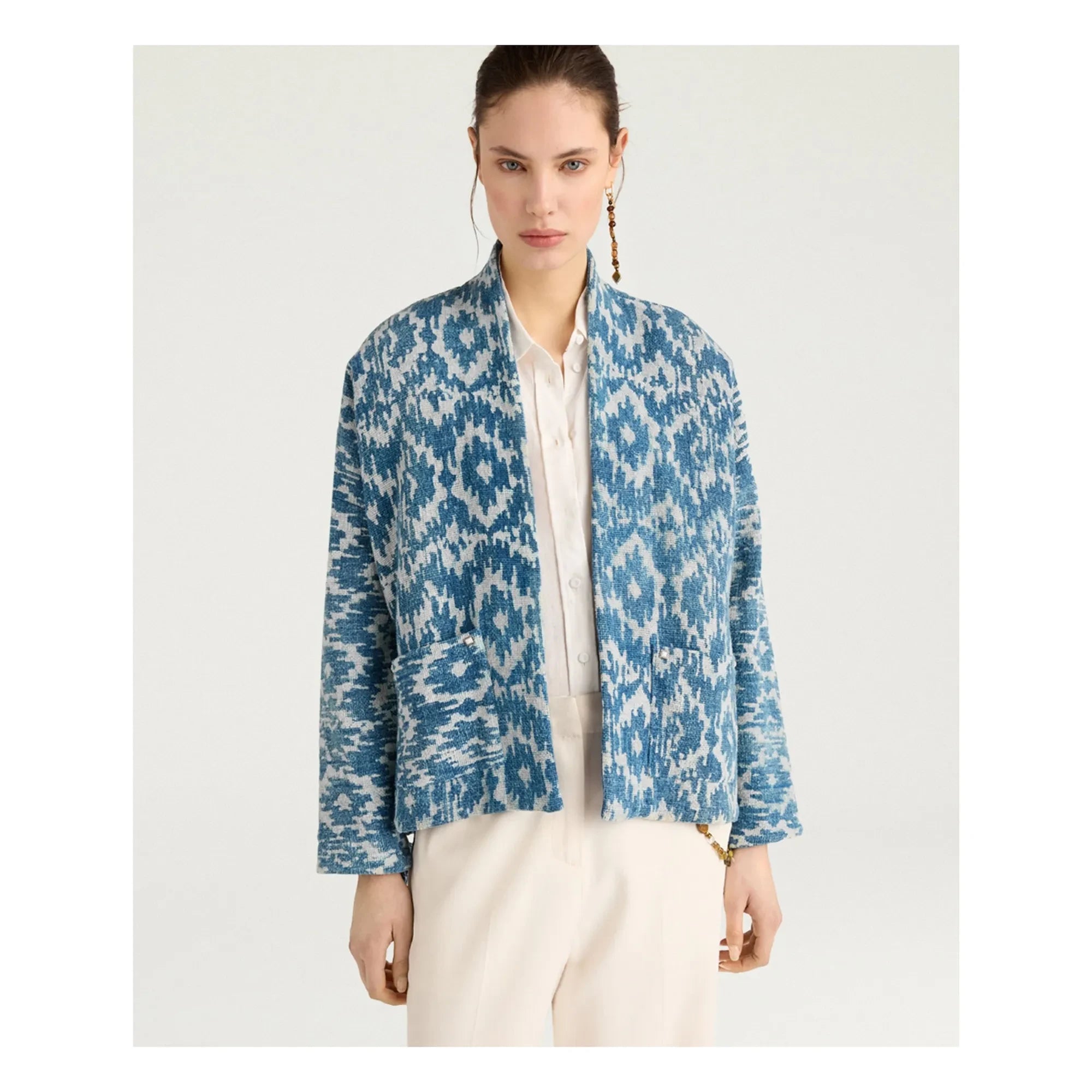 Momoni - Chaqueta de Algodón Ara | Azul
