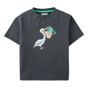 Gingersnaps - Camiseta Eld Pelican | Gris carbón