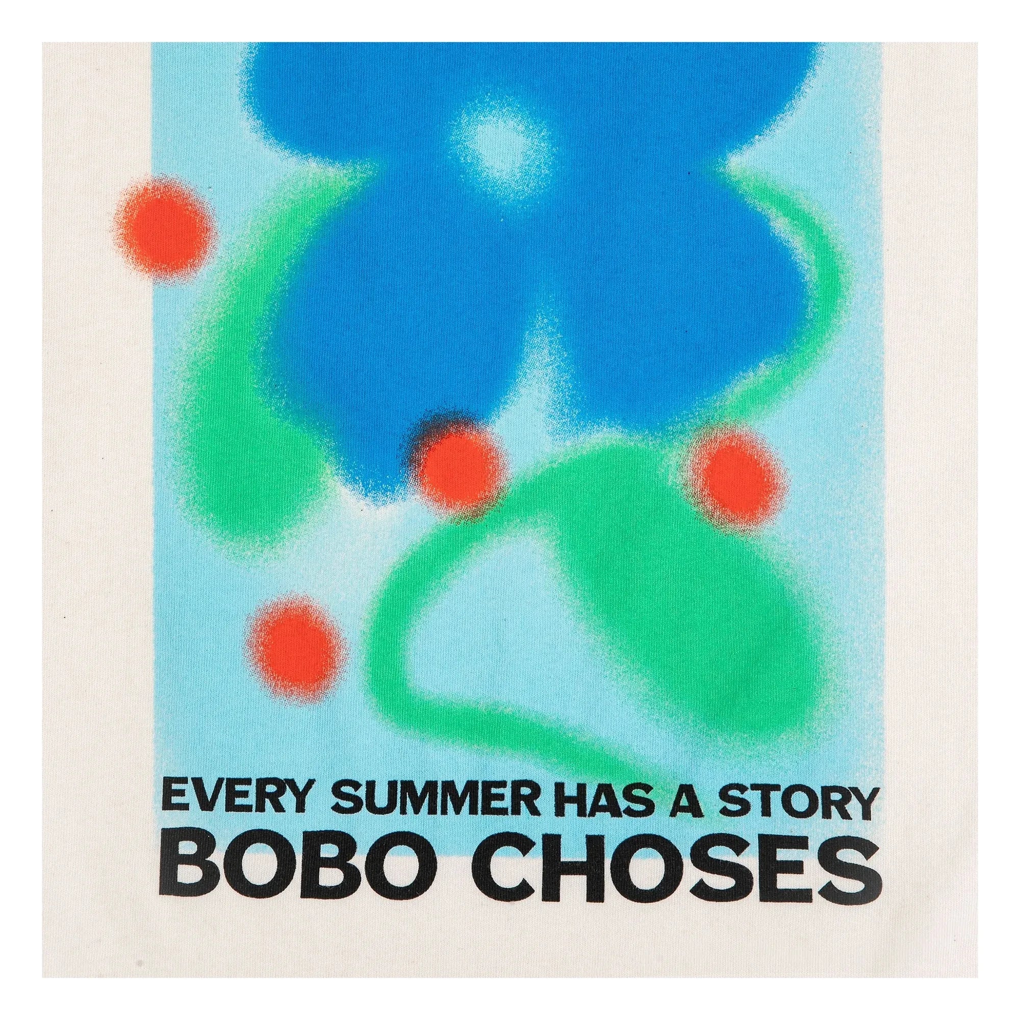 Bobo Choses - Camiseta de algodón orgánico Summer Story | Crudo