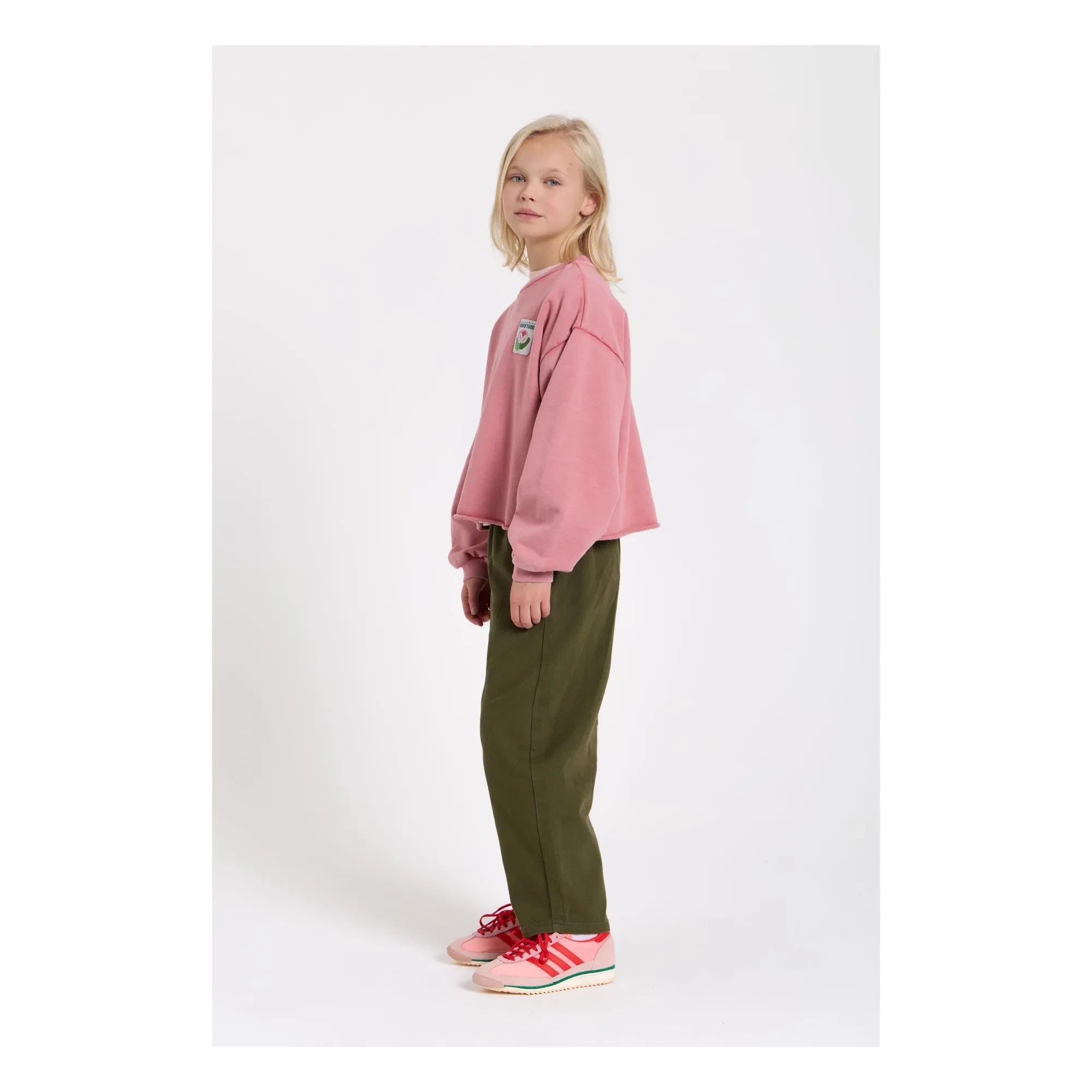 Hundred Pieces - Pantalones Gianna Twill con globos | Caqui