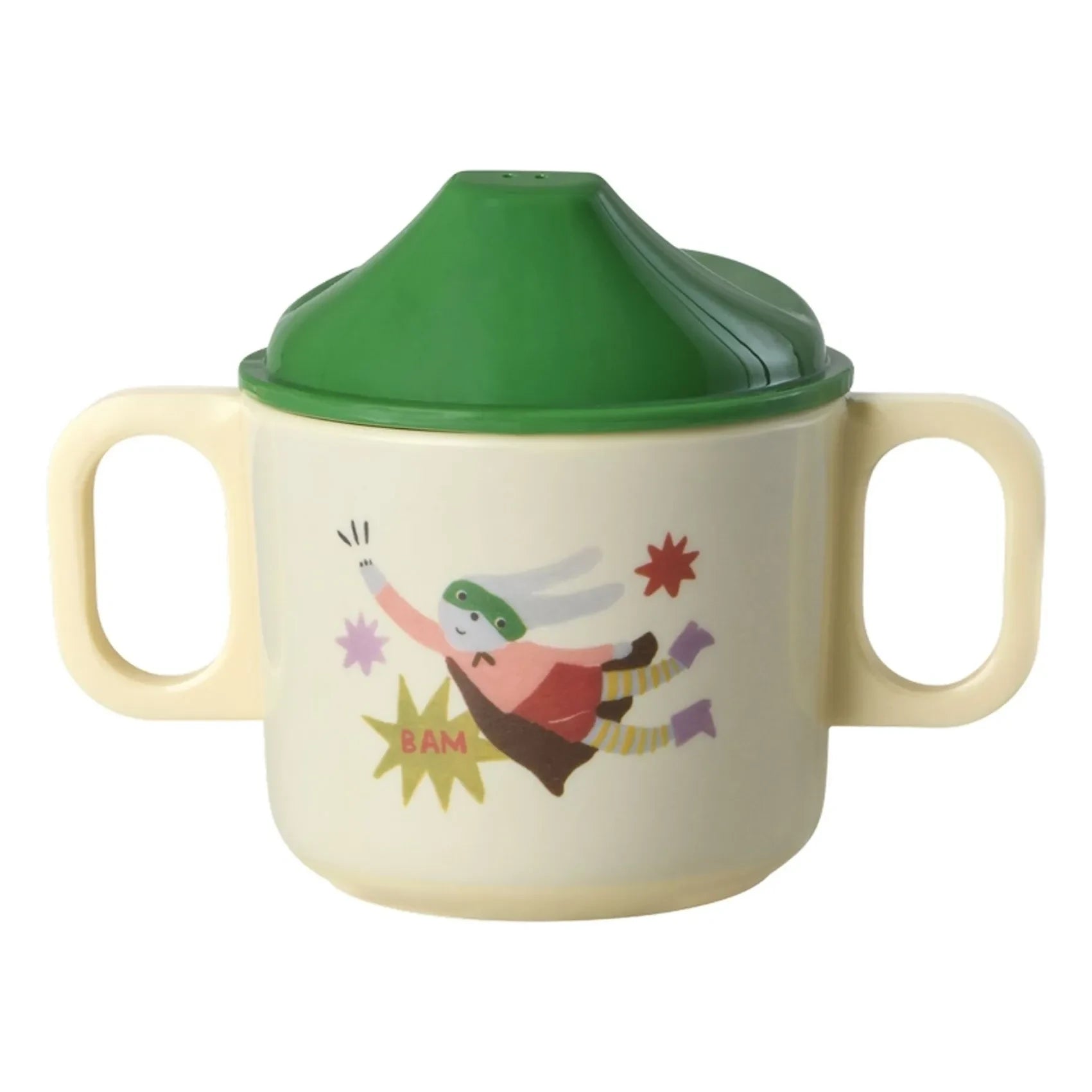 Rice - Taza de aprendizaje Hero | Verde