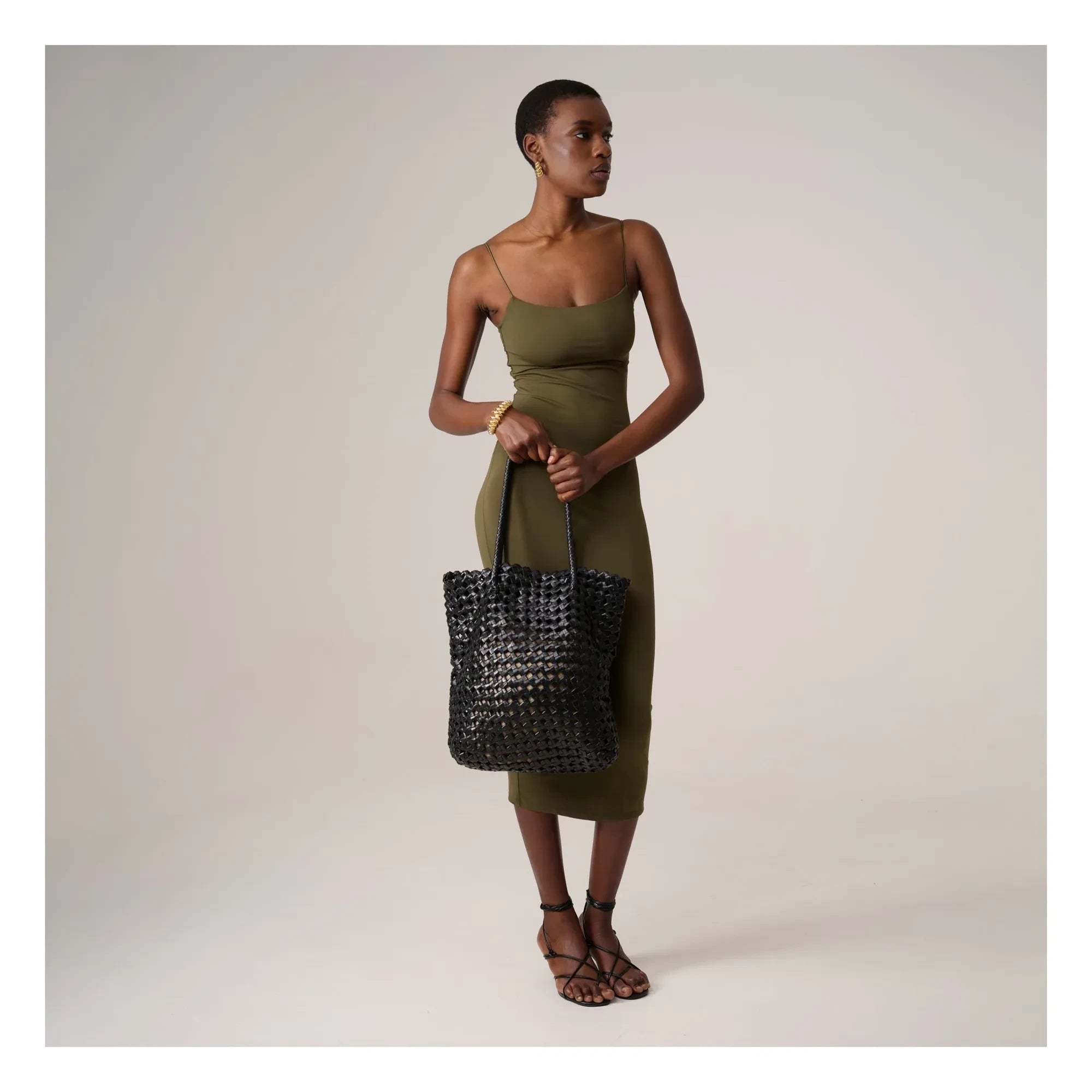 Vipera - Bolso Tote de Cuero Montale | Negro