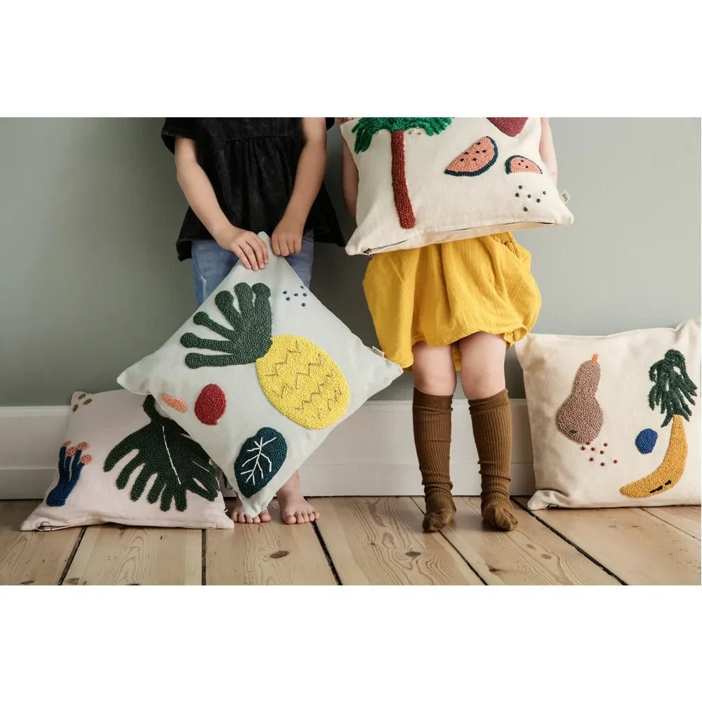 Ferm Living Kids - Cojín Palmera | Blanco