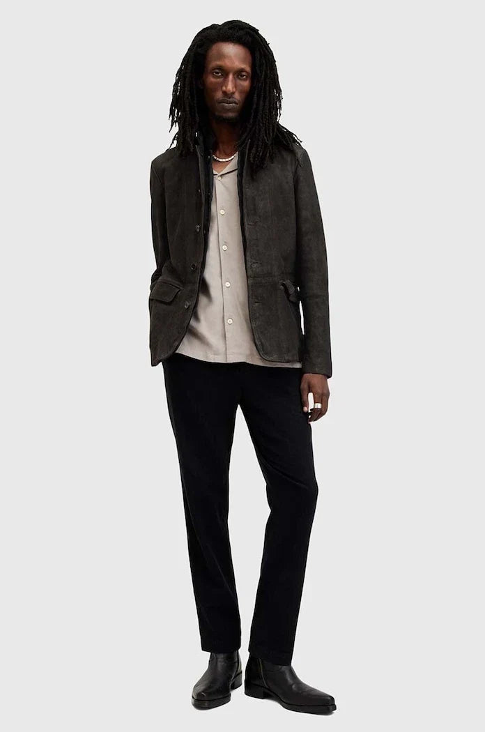 Chaqueta de cuero ALLSAINTS SURVEY LTHR BLAZER