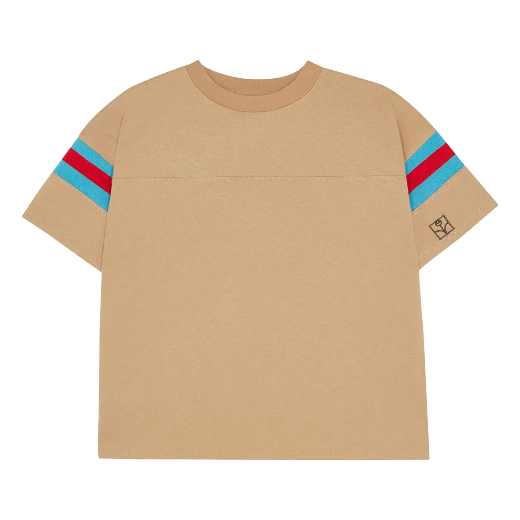 The Campamento - Camiseta Rayas Contraste | Camel