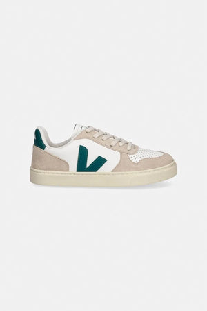 Zapatillas de piel para niños Veja Small V-10 Laces