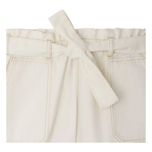 Bonpoint - Short con nudo de algodón orgánico Lorrie | Crudo