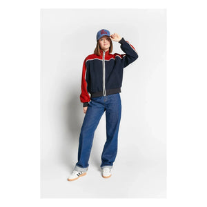 Chaqueta de gofre con cremallera Indee | Azul Marino