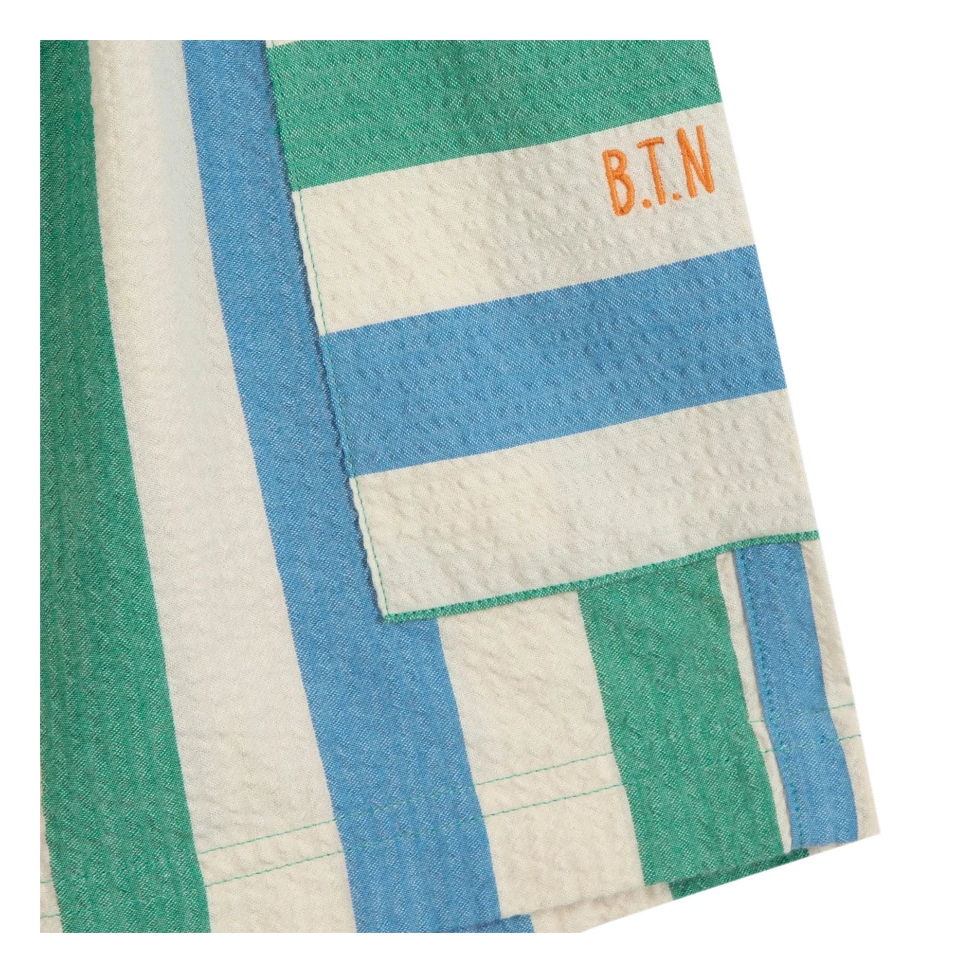 Bonton - Bermudas con bolsillos Lois rayadas | Crudo