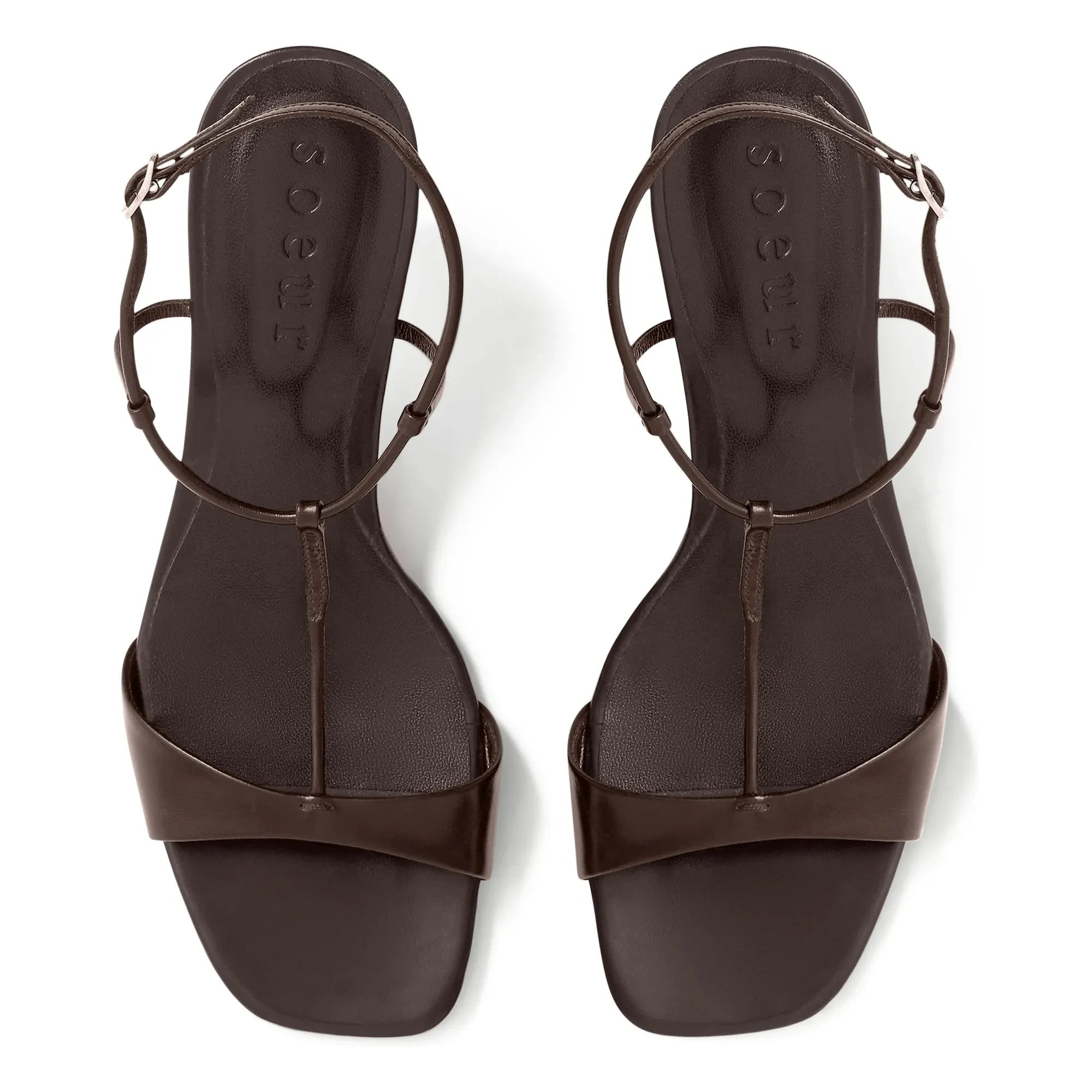 Soeur - Sandalias de piel Cecilie | Marrón