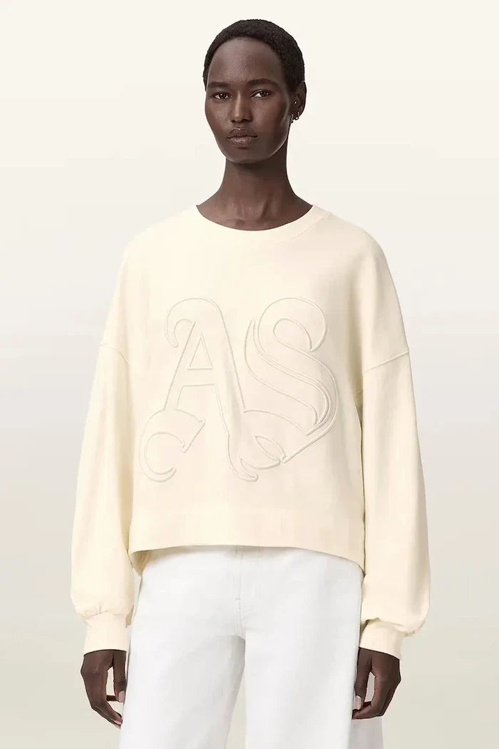 Sudadera de algodón LILA de AllSaints