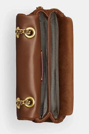 Bolso de hombro Coach Tabby 20 de terciopelo
