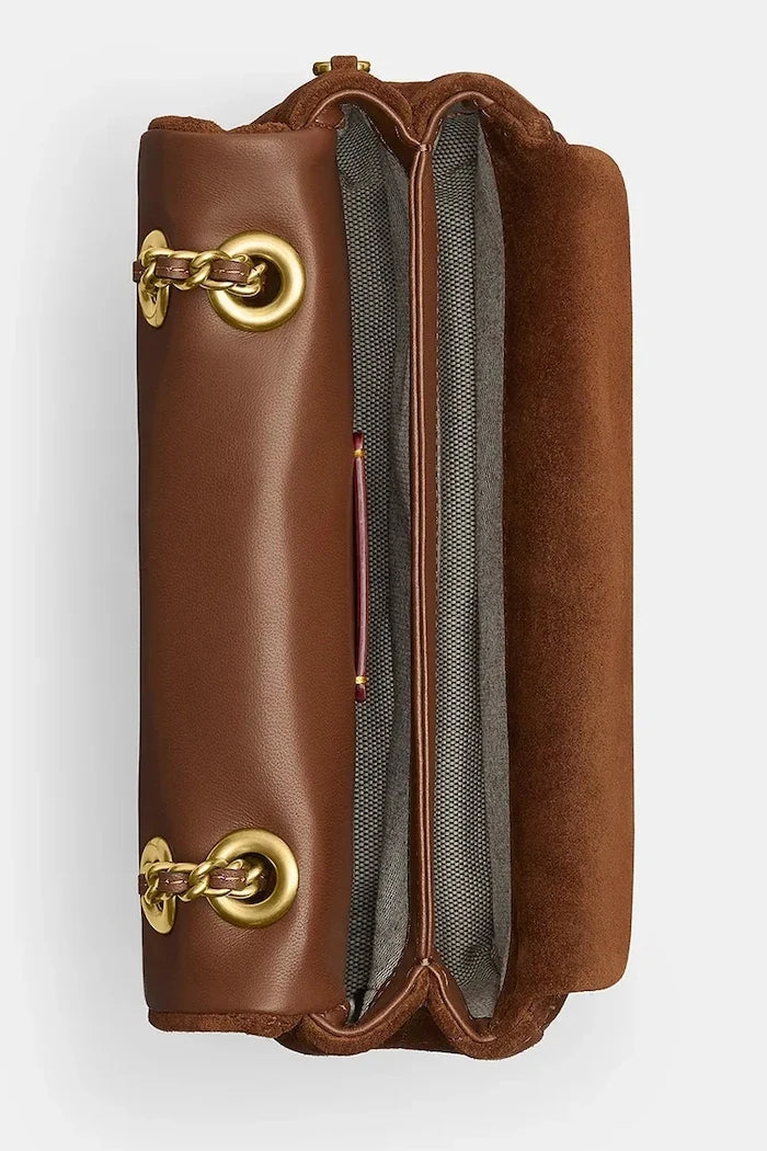 Bolso de hombro Coach Tabby 20 de terciopelo