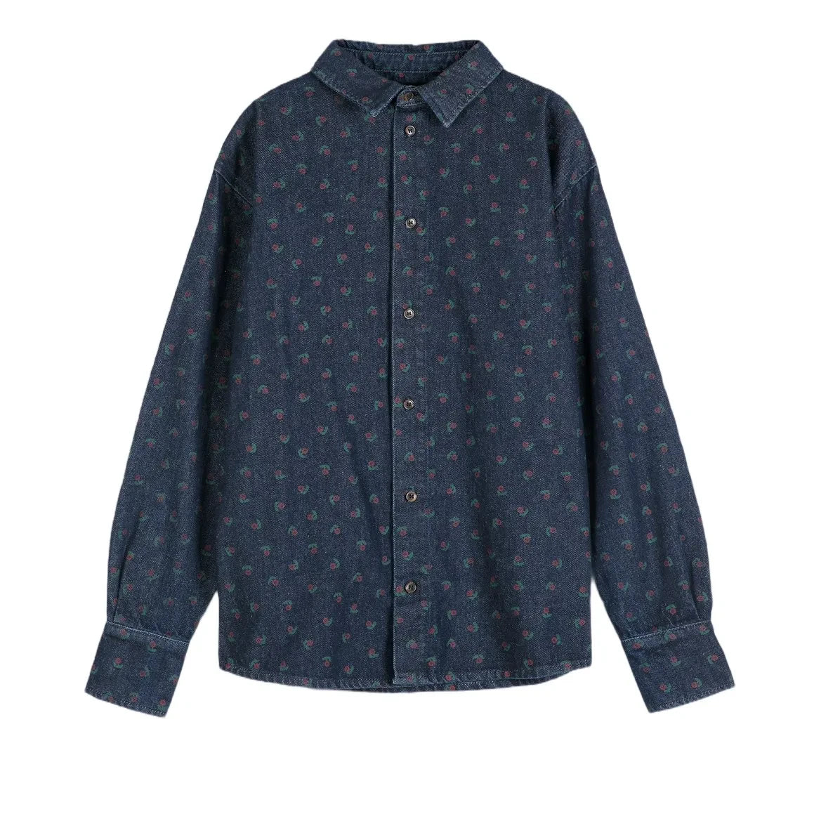 Bobo Choses - Camisa de algodón orgánico Swamp Whirl | Azul marino